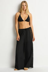 Shore Linen Panelled Beach Pant / Sea Level