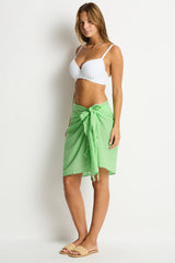 Salt Frayed Sarong / Sea Level