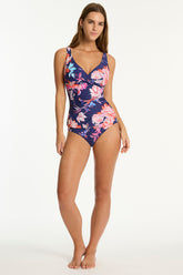 Indochine Cross Front Tankini / Sea Level