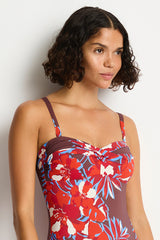 Tuscany Twist Bandeau One Piece / Sea Level