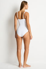 De Luxe Square Neck Bralette One Piece / Sea Level