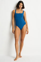De Luxe Square Neck Bralette One Piece / Sea Level