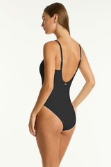 Spinnaker Square Neck One Piece / Sea Level