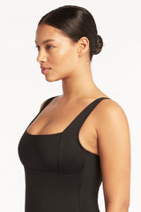 Eco Essentials Square Neck One Piece / Sea Level