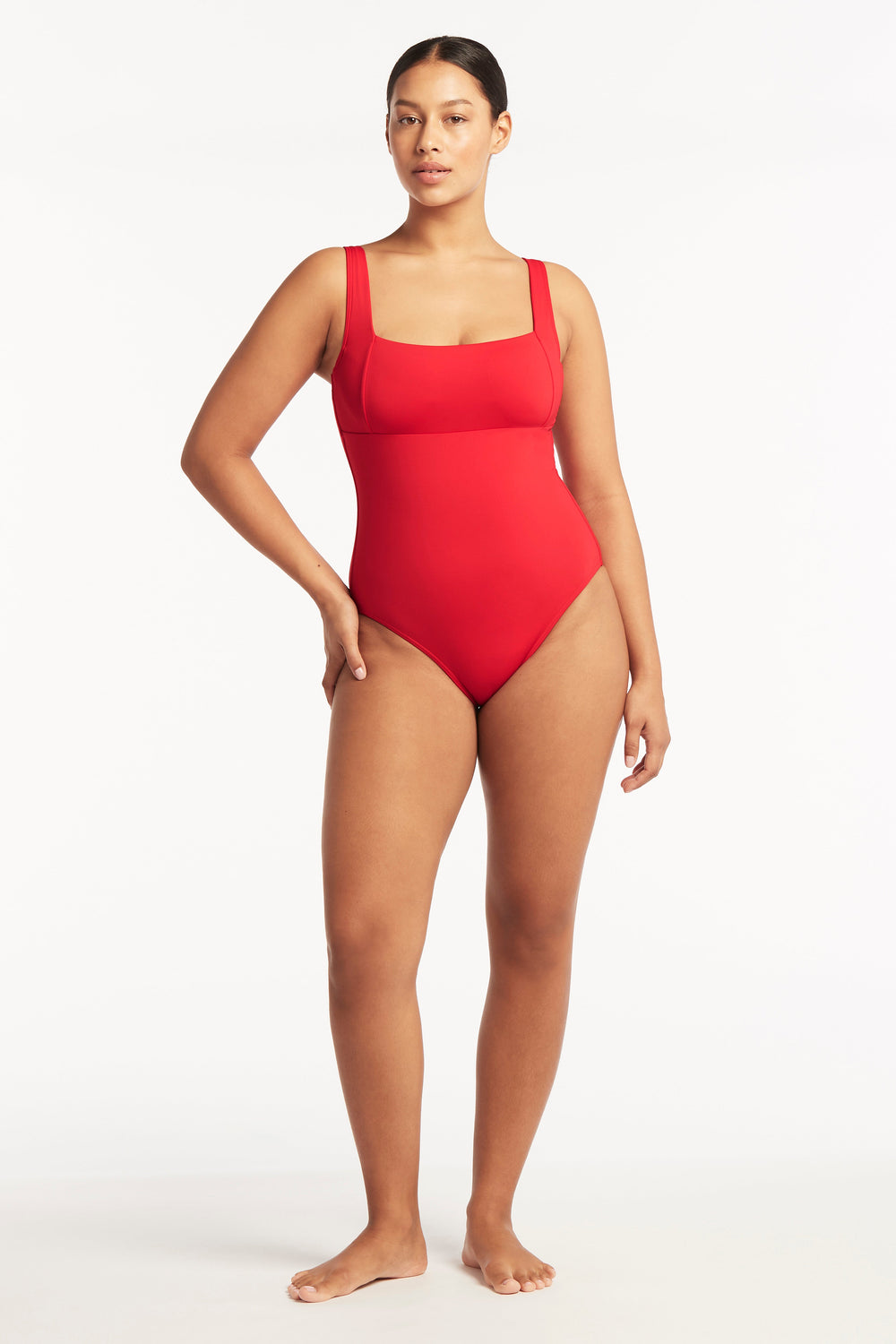Eco Essentials Square Neck One Piece / Sea Level