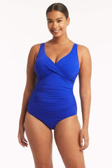 Eco Essentials Cross Front One Piece / Sea Level