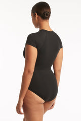 Eco Essentials Short Sleeve One Piece / Sea Level