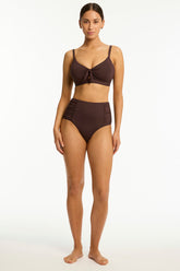 Essentials Edit Tie Front DD/E Bralette / Sea Level