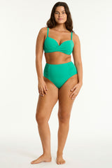 Essentials Edit Cross Front Moulded Cup Bra / Sea Level
