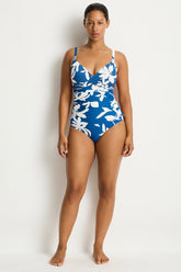 Leilana Cross Front Scoop Back Tankini / Sea Level