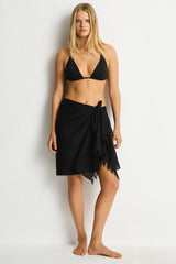 Salt Frayed Sarong / Sea Level