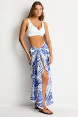 Jungle Lino Long Sarong / Sea Level