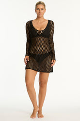 Castaway Mesh Cover Up / Sea Level