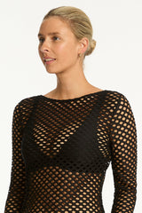 Castaway Mesh Cover Up / Sea Level
