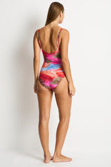 Cabo Cross Front Scoop Back One Piece / Sea Level
