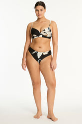 La Luna Cross Front Moulded Cup Bra / Sea Level