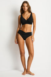 Essentials Edit Cross Front Tie Back Bra / Sea Level