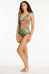 Java Spliced Longline Tri Tankini / Sea Level