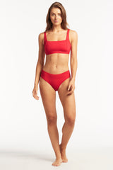 Eco Essentials Mid Bikini Pant / Sea Level