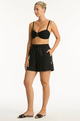 Tidal Linen Boardwalk Short / Sea Level
