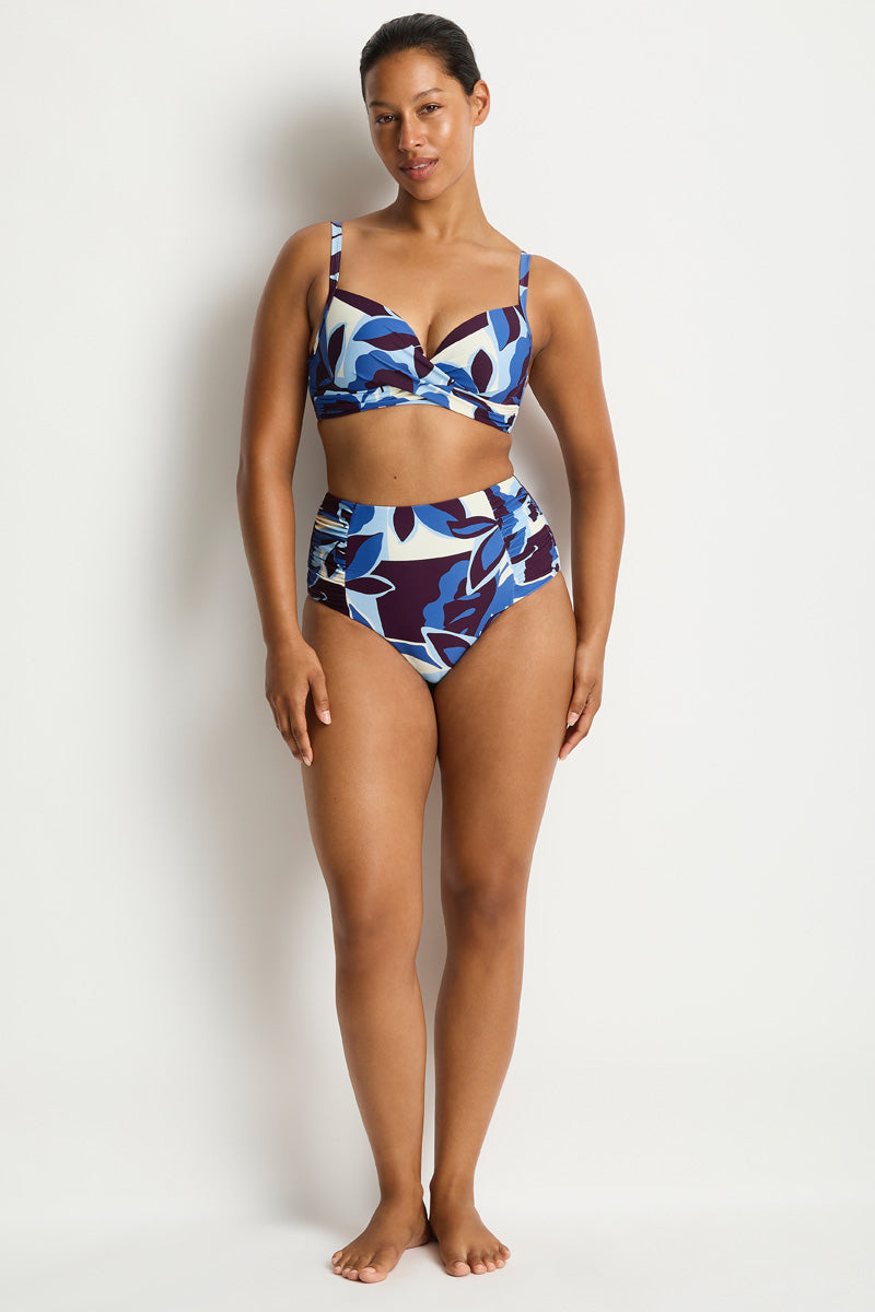 Rumba High Waist Gathered Side Pant / Sea Level