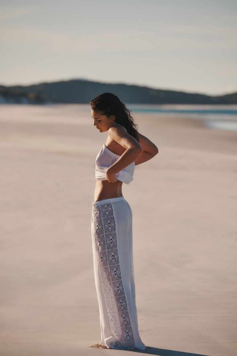 Shore Linen Panelled Beach Pant / Sea Level