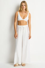 Shore Linen Panelled Beach Pant / Sea Level