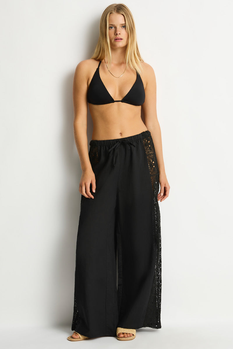 Shore Linen Panelled Beach Pant / Sea Level