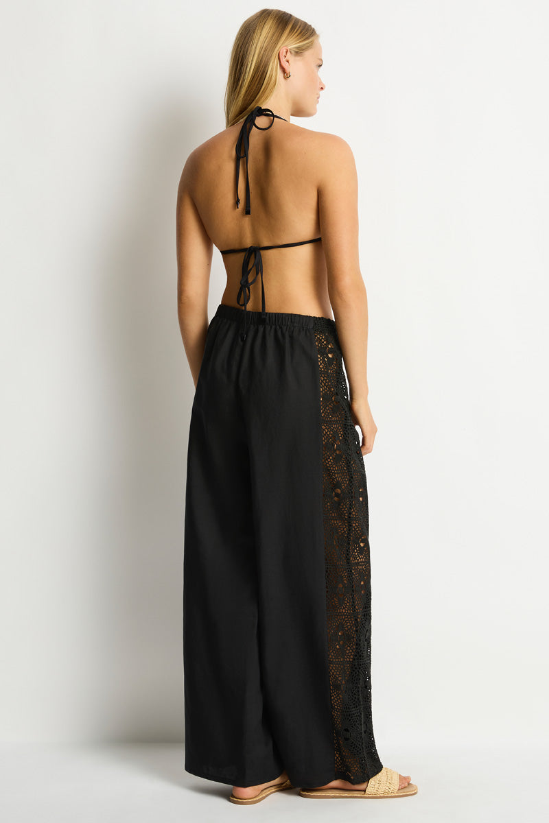 Shore Linen Panelled Beach Pant / Sea Level
