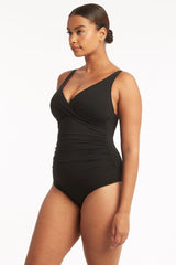 Eco Essentials Cross Front One Piece / Sea Level