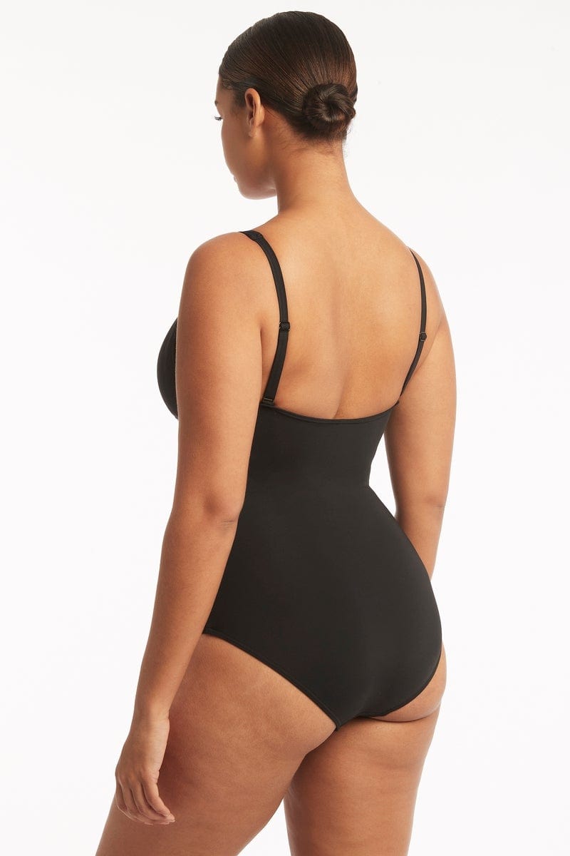 Eco Essentials Cross Front One Piece / Sea Level