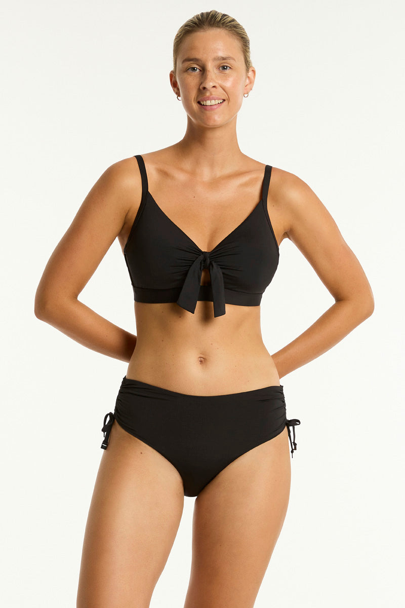 Essentials Edit Tie Front DD/E Bralette / Sea Level