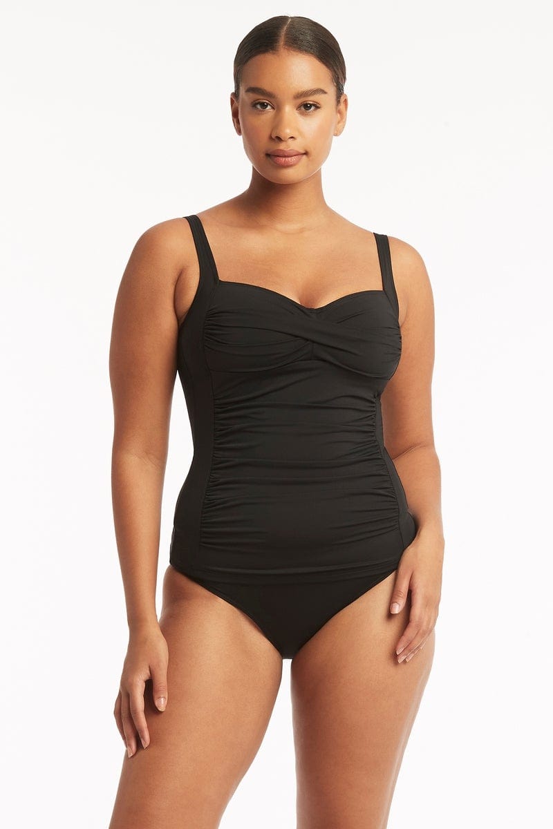 Eco Essentials Twist Front Tankini / Sea Level