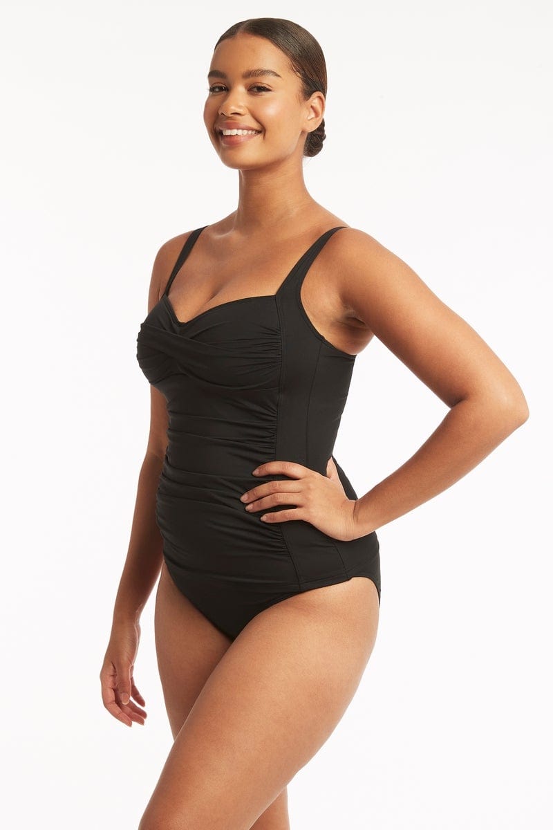 Eco Essentials Twist Front Tankini / Sea Level
