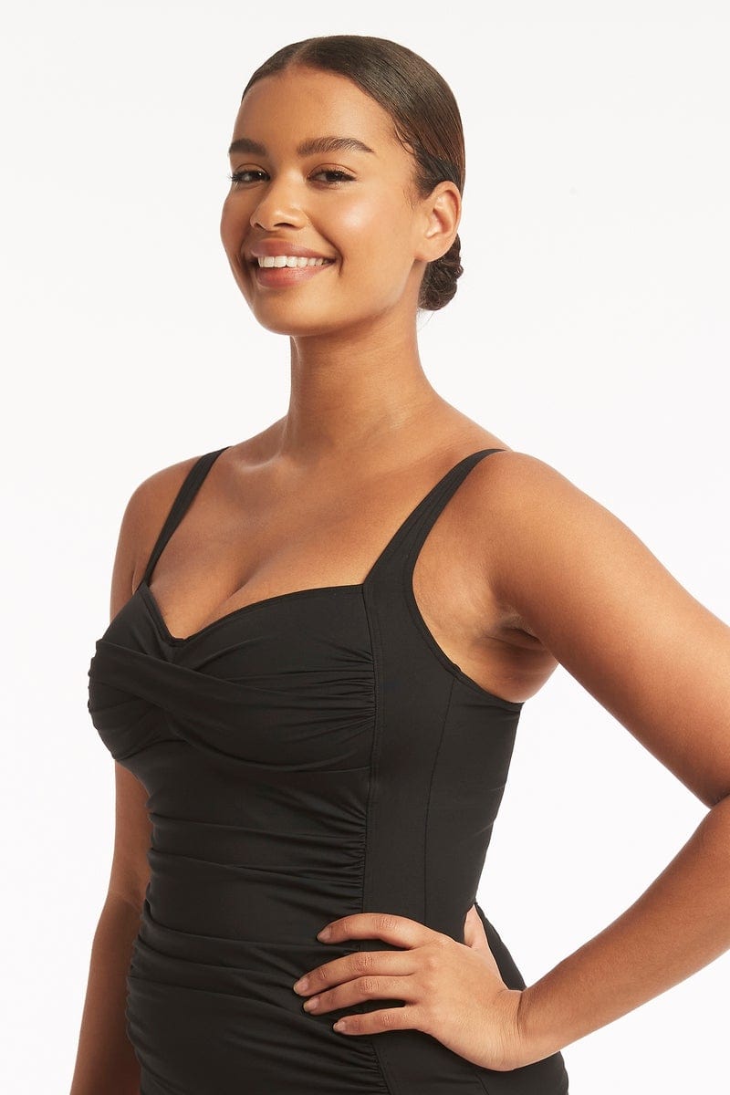 Eco Essentials Twist Front Tankini / Sea Level