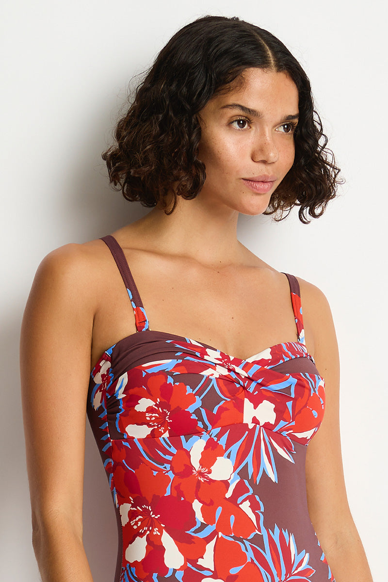 Tuscany Twist Bandeau One Piece / Sea Level