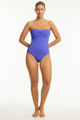 Essentials Edit Twist Bandeau One Piece / Sea Level