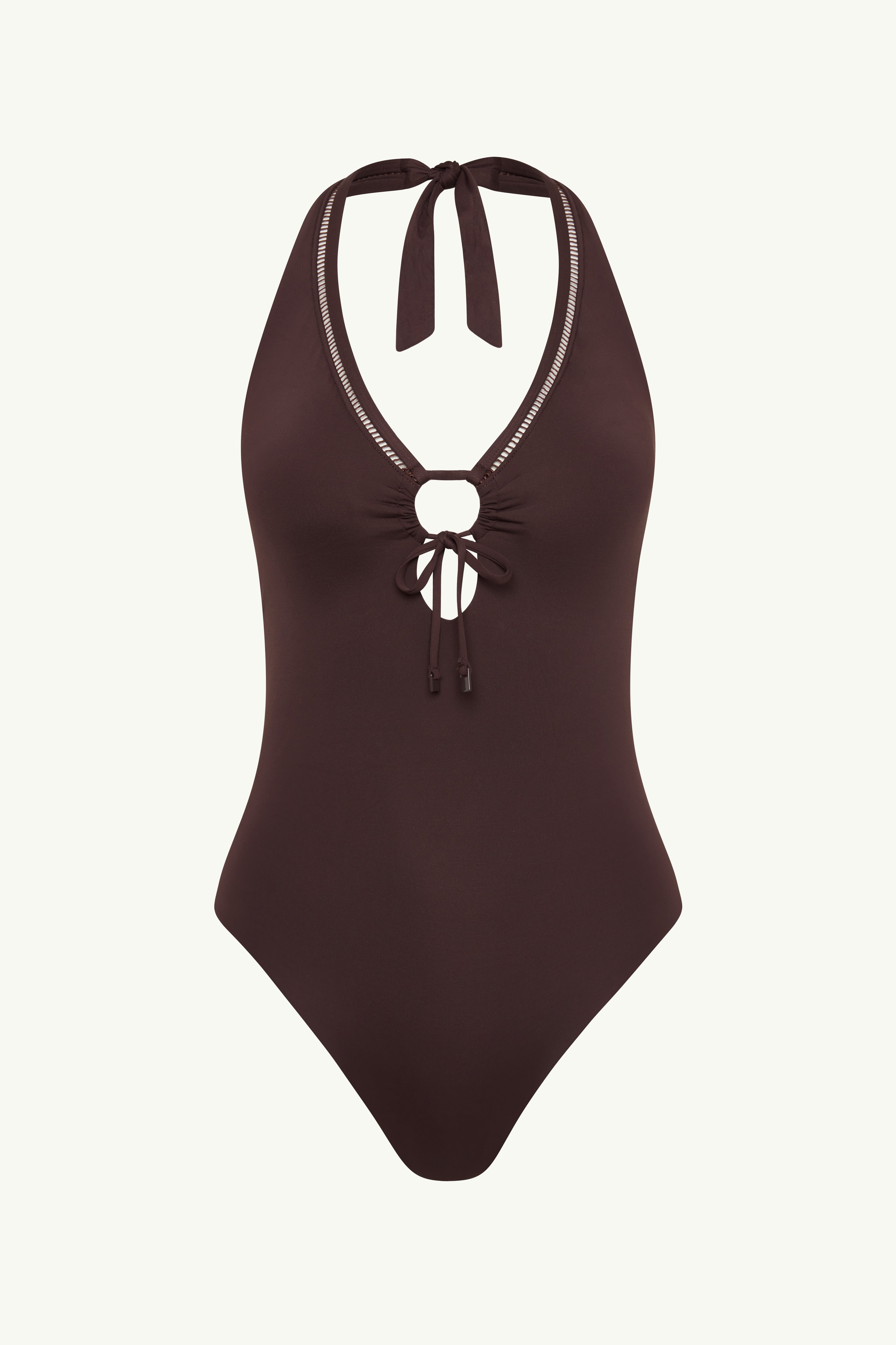 Essentials Edit Keyhole Halter One Piece / Sea Level