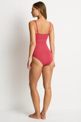 De Luxe Square Neck Bralette One Piece / Sea Level