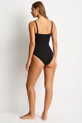 Scallop Square Neck Bralette One Piece / Sea Level