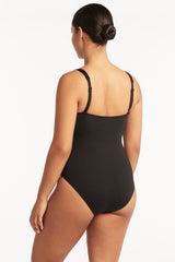 Eco Essentials Square Neck One Piece / Sea Level
