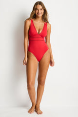 Eco Essentials Spliced One Piece / Sea Level