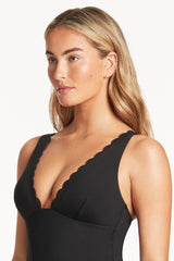 Scallop Longline Tri One Piece / Sea Level