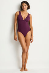 Scallop Longline Tri One Piece / Sea Level