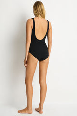 La Mer Longline Scoop Back One Piece / Sea Level
