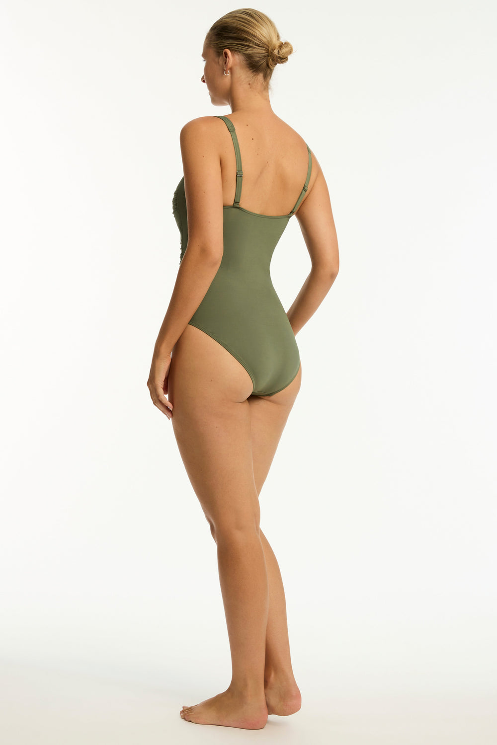 Eco Essentials Twist Front One Piece / Sea Level