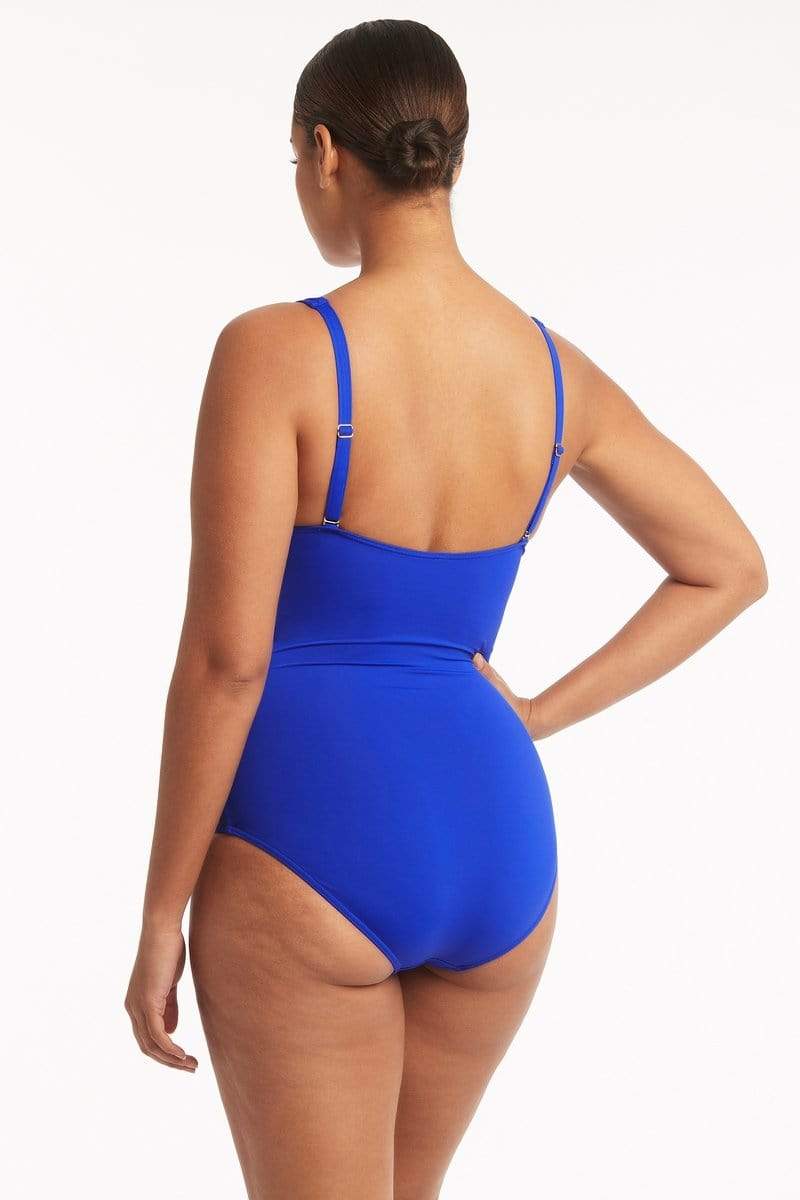 Eco Essentials Cross Front One Piece / Sea Level