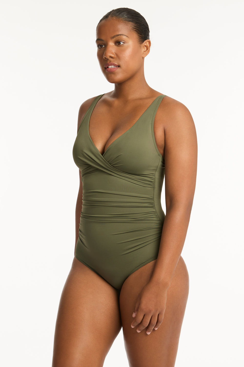 Eco Essentials Cross Front One Piece / Sea Level