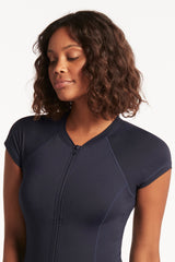 Eco Essentials Short Sleeve One Piece / Sea Level