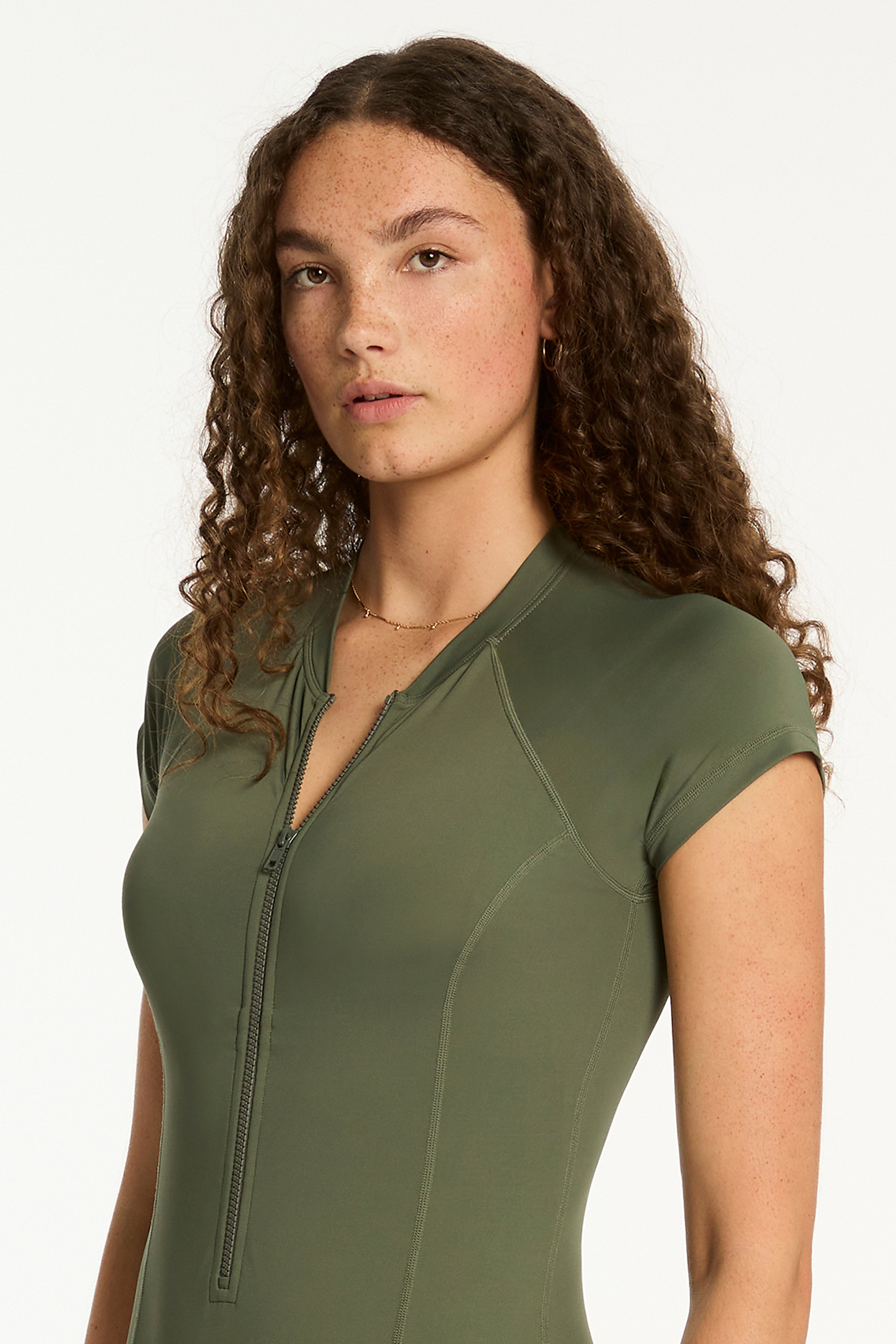 Eco Essentials Short Sleeve One Piece / Sea Level